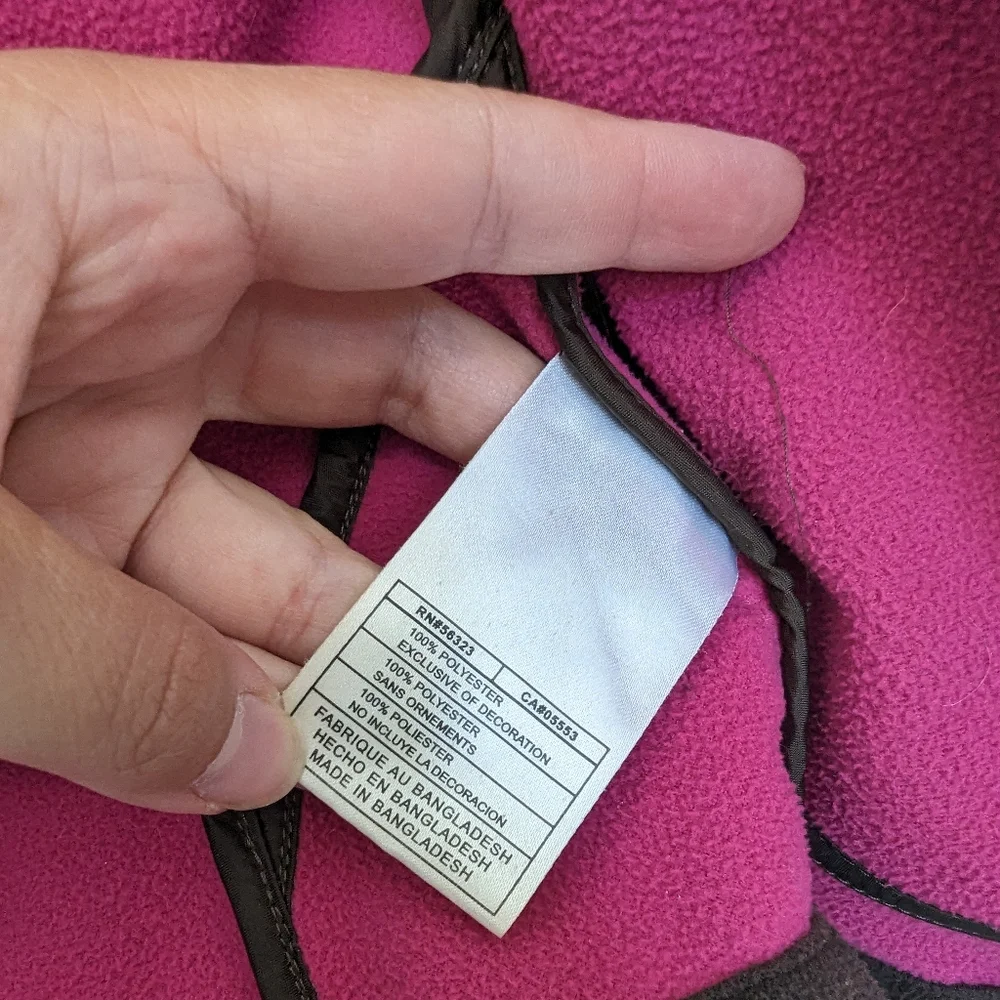 Nike Athletic Brown Pink Zip Up Vest Small - Picture 4 of 4